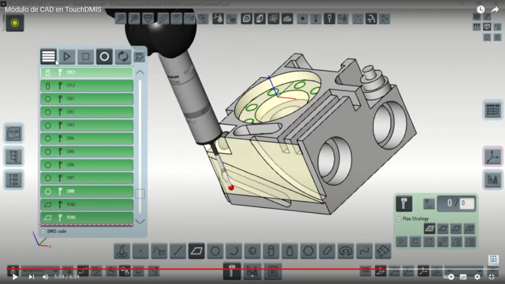 CAD en TouchDMIS - TECIMAN